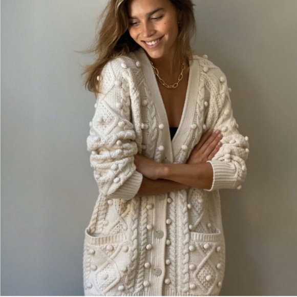 Aritzia Sweaters - Wilfred Alps cardigan M birch